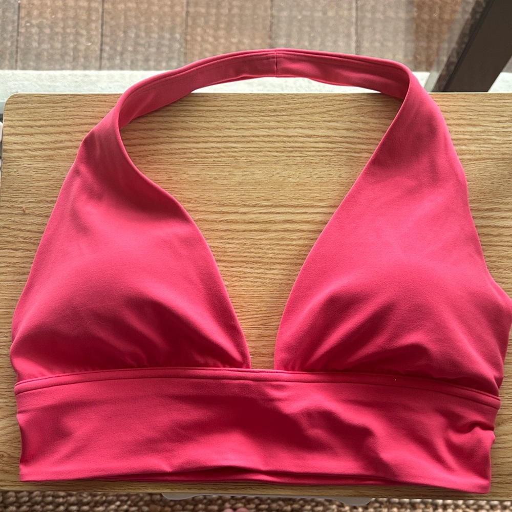 Vibrant Pink Halter Lululemon Top
